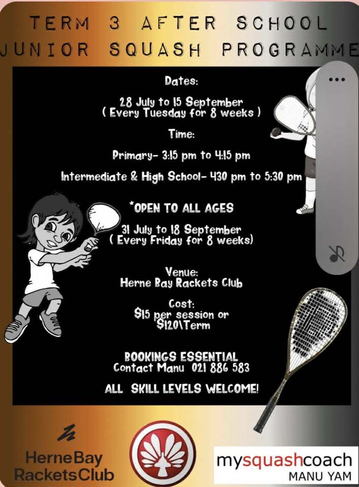 After-school squash programme