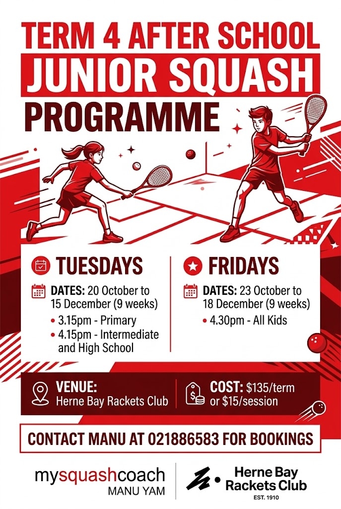 After-school squash programme